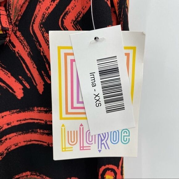NWT Loose-Fitting LuLaRoe Irma Tunic, Size XXS - Picture 4 of 7